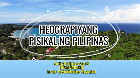heograpiyang pisikal drawing|Araling Panlipunan G7 .